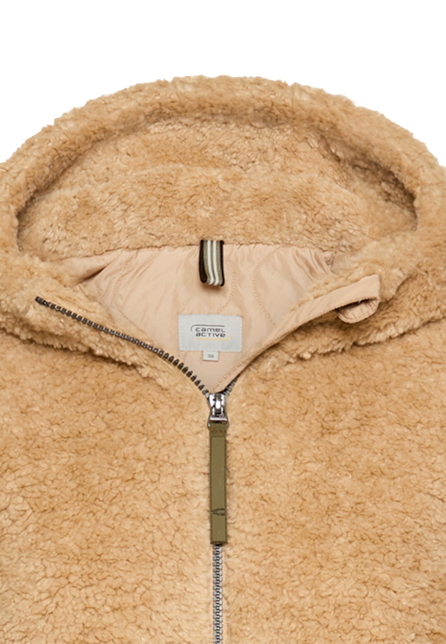 Teddy Mantel mit Kapuze (Cashmere)