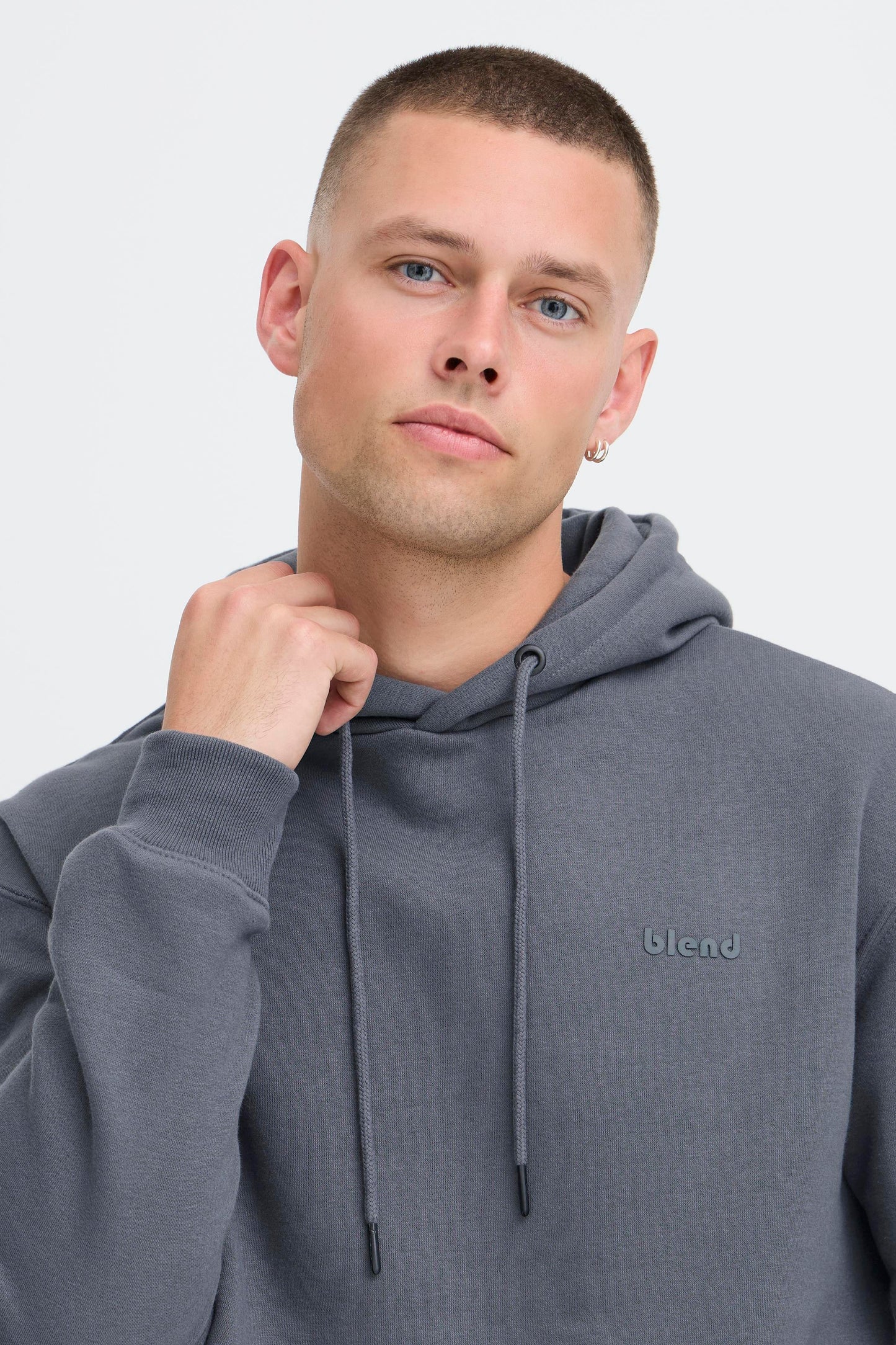 Bhdownton Hood Sweat Noos (Iron Gate)