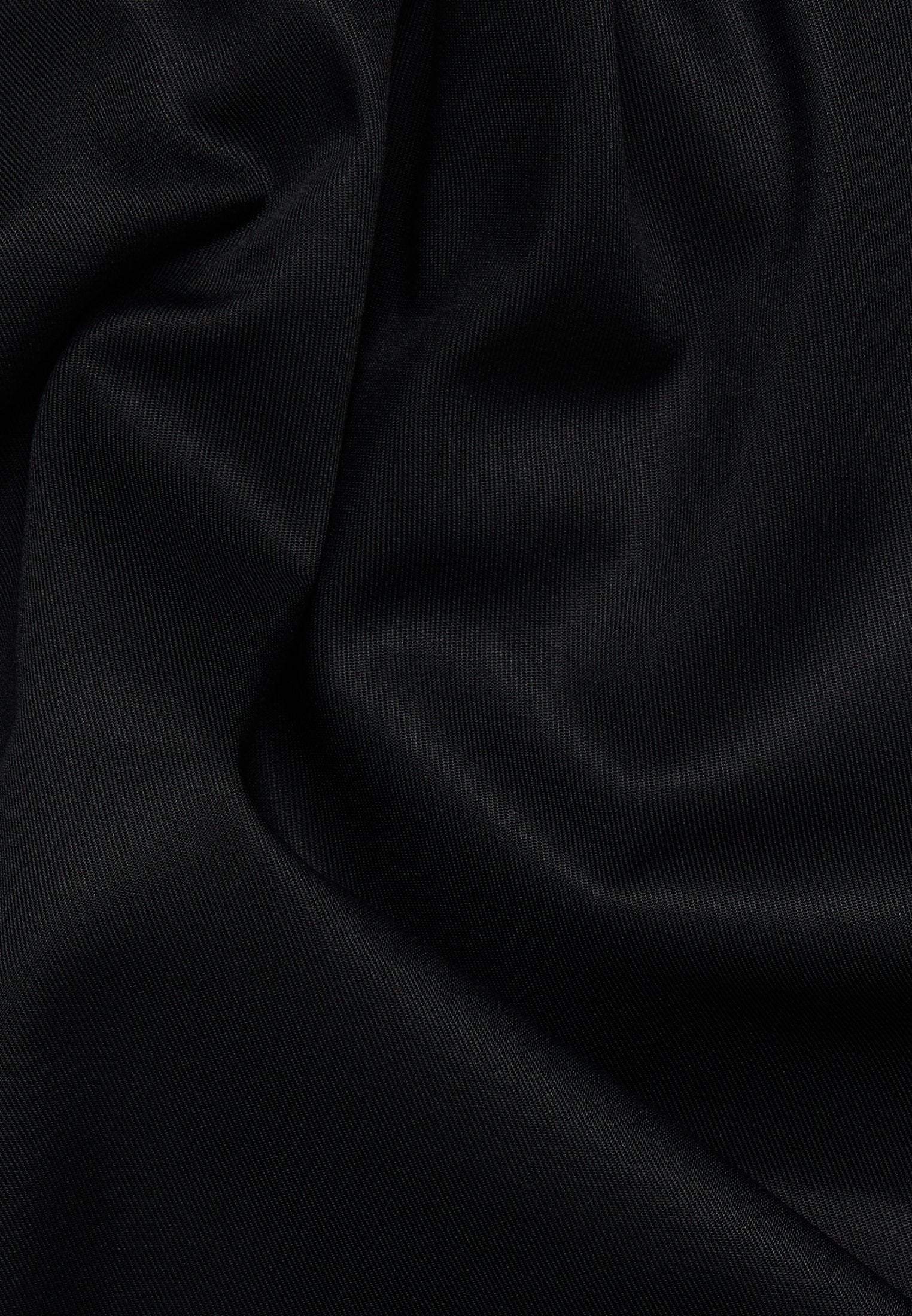 ETERNA unifarbenes Cover Shirt MODERN FIT (Schwarz)