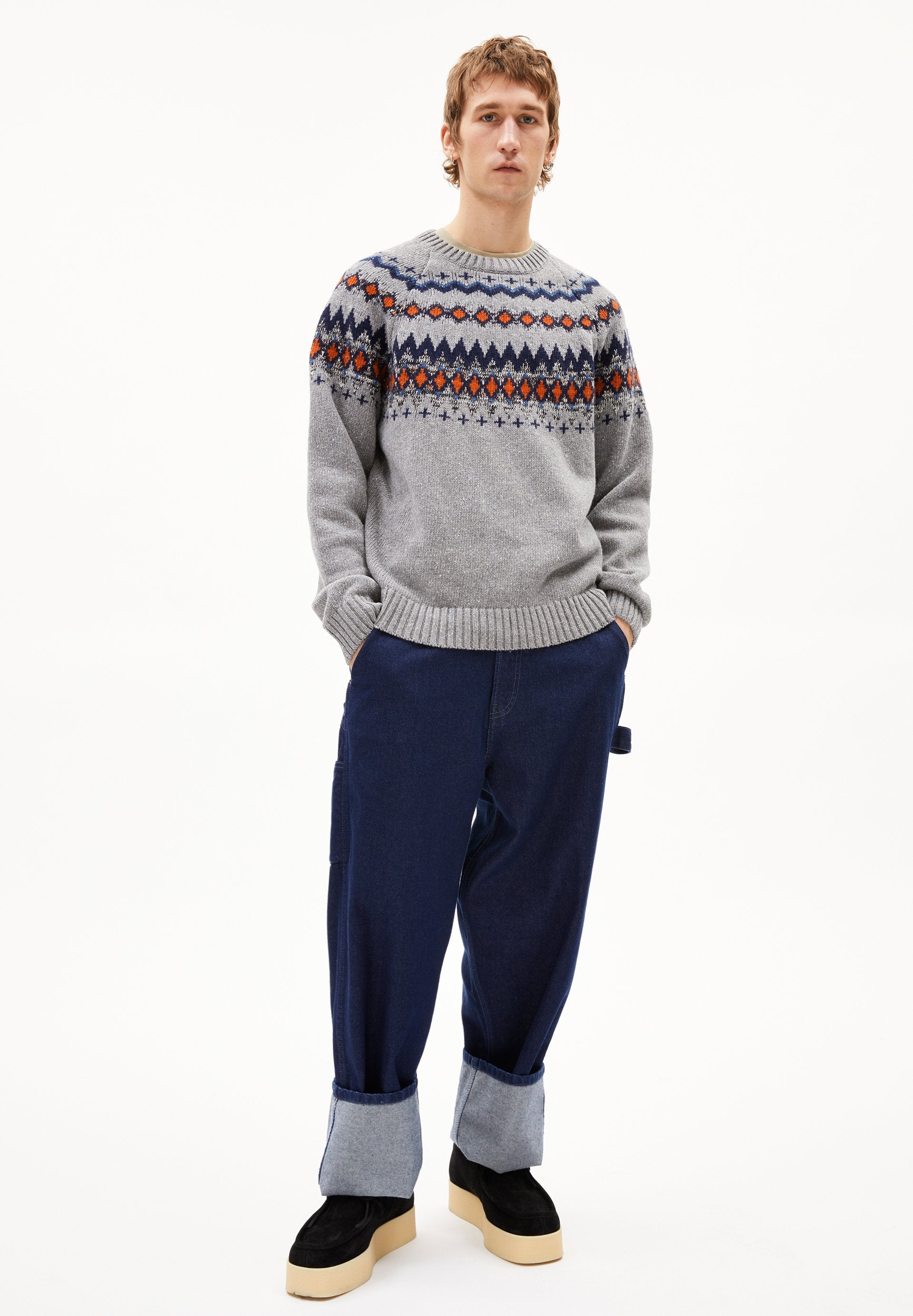 Kaalla Fair Isle (Silver Melange-)