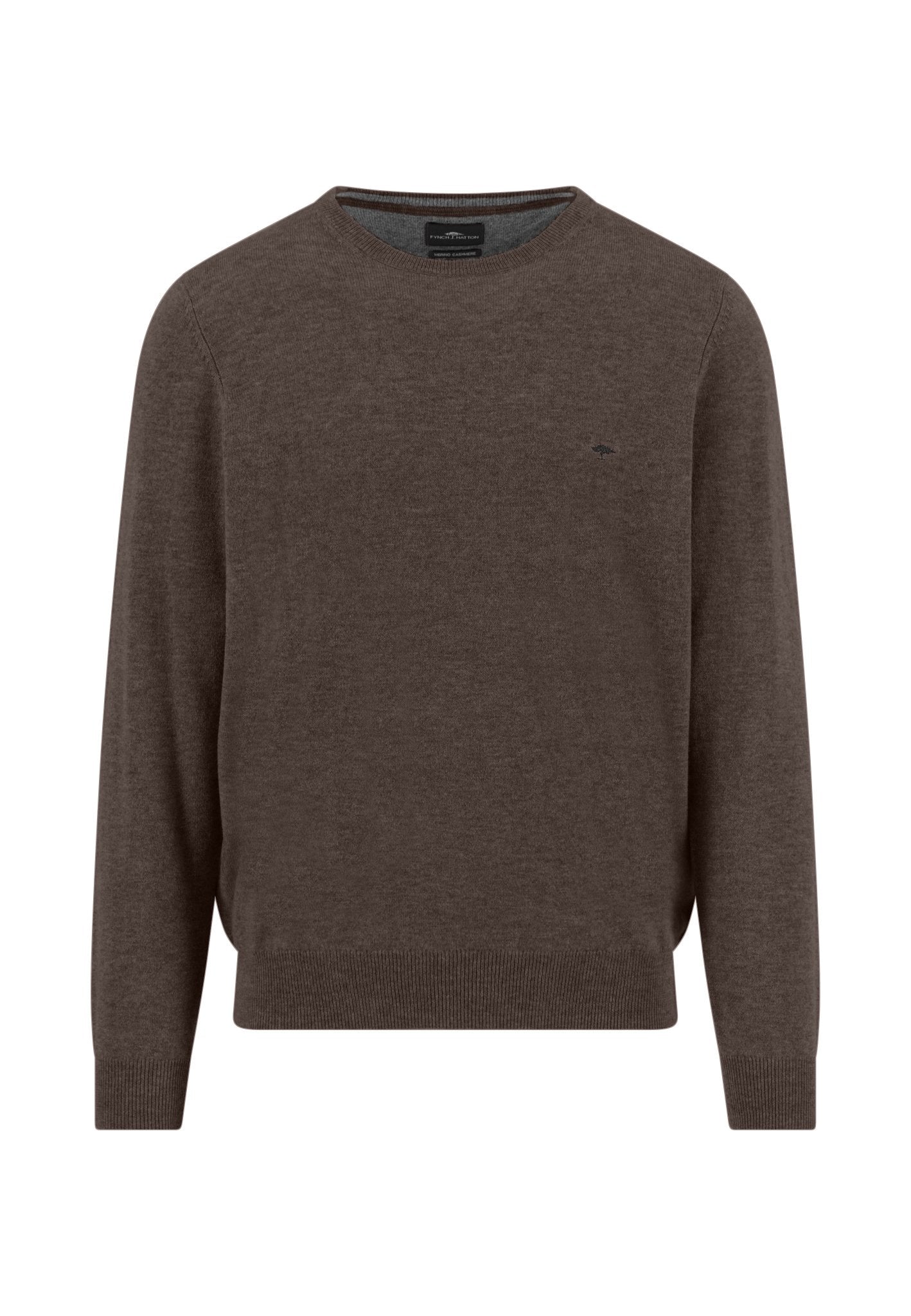 O-Neck, Merino Cashmere (Dark Chocolate)