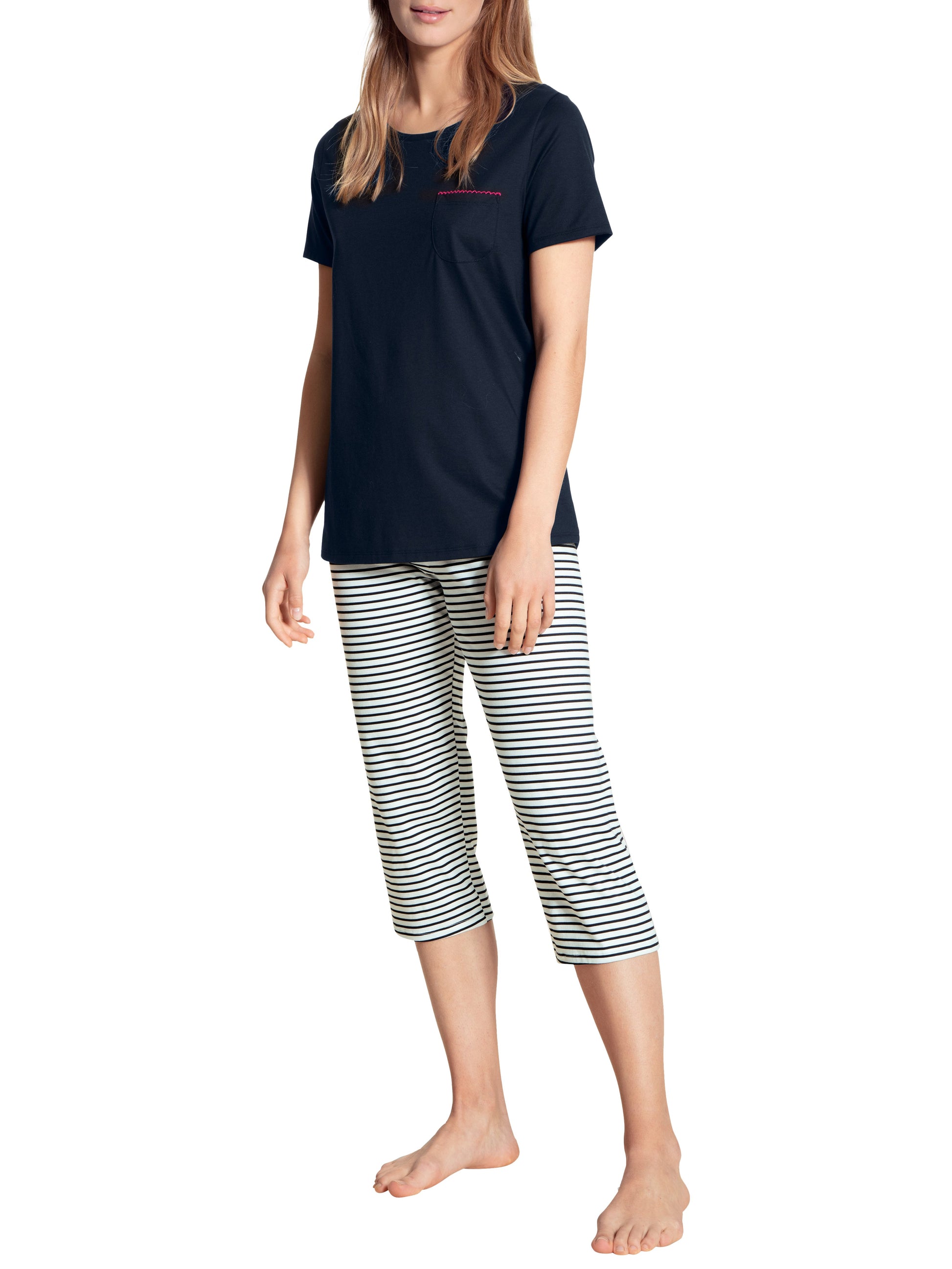 WOMEN 3/4 Pyjamas (Dark Lapis Blue)