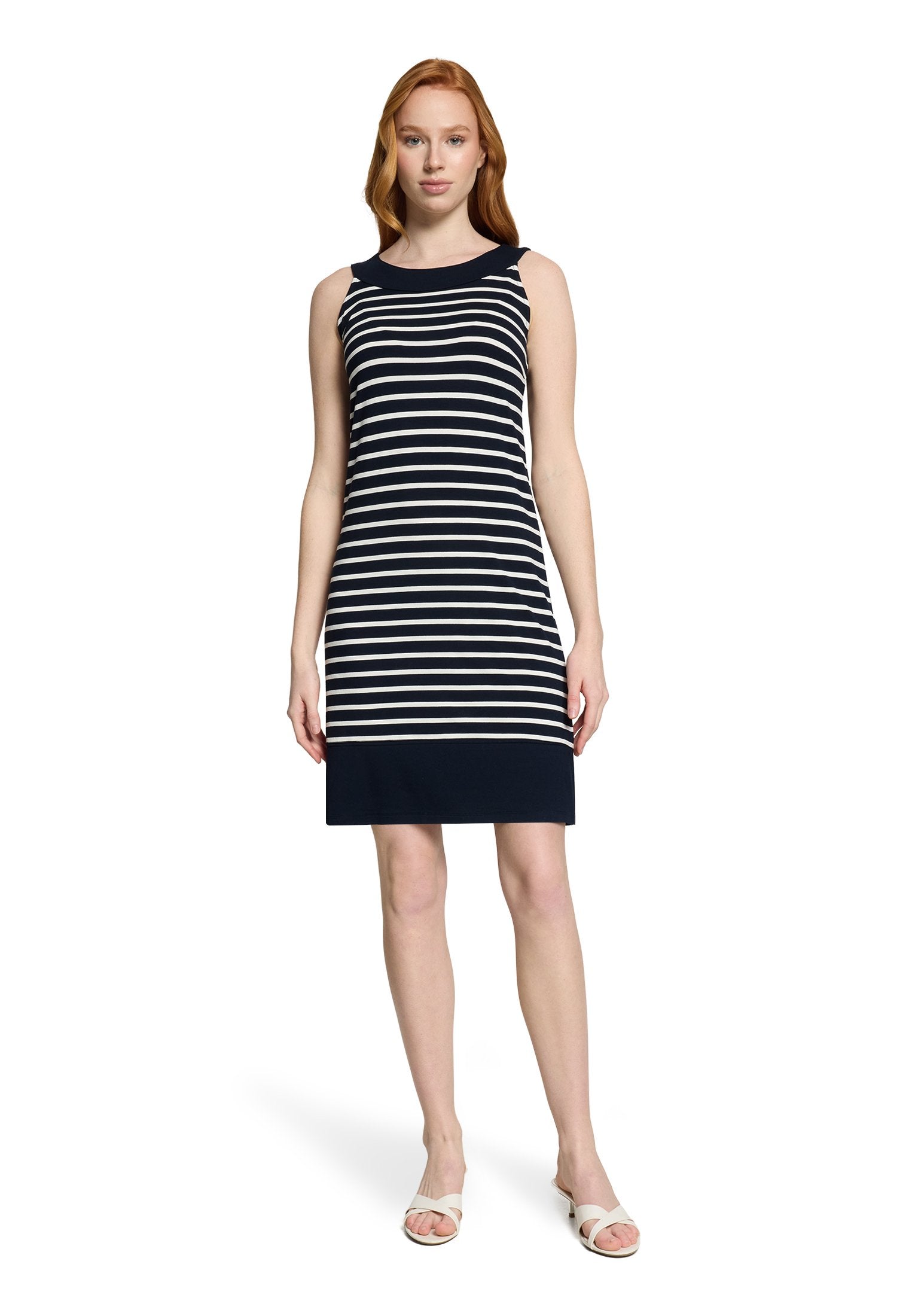 Sommerkleid (Dark Blue/cream)