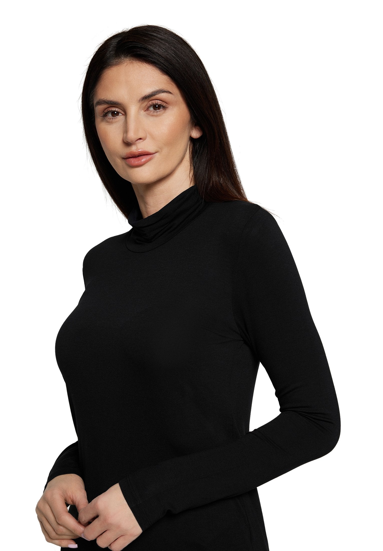 Rollkragenshirt (Black)