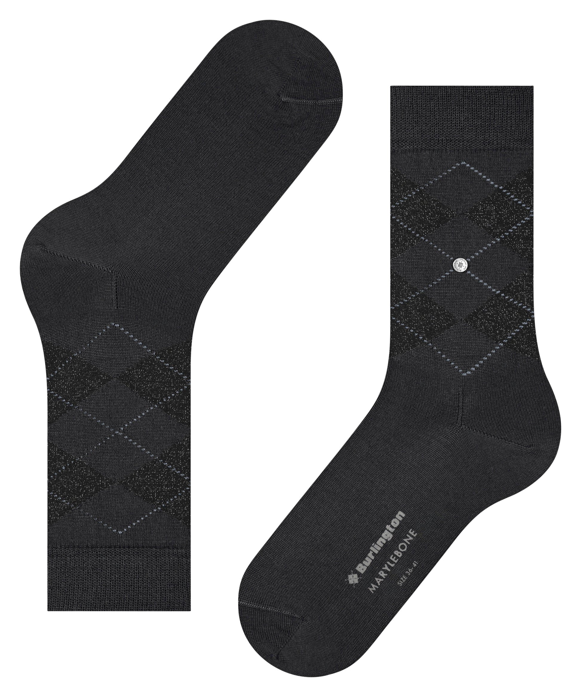 Burlington Marylebone Glitter Damen (Black)