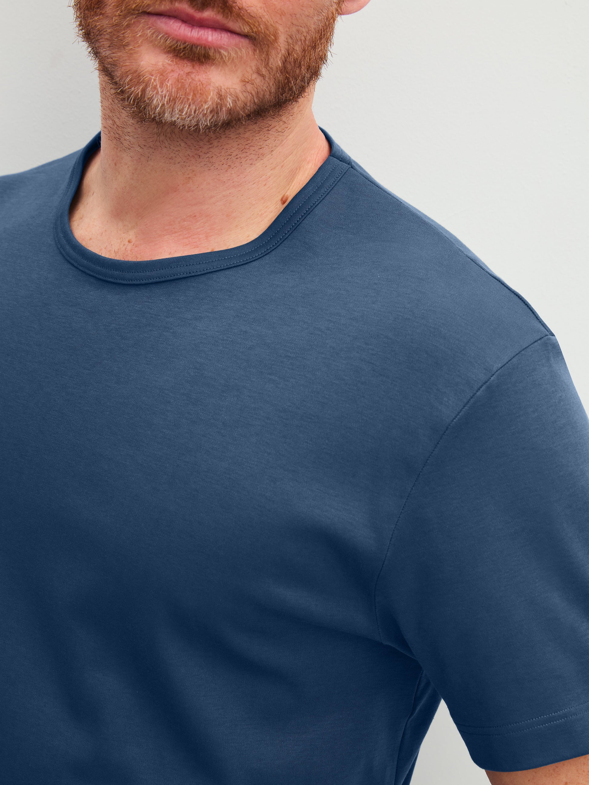 HERREN Pyjama kurz (Atlantic Blue)