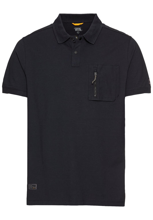 Kurzarm Poloshirt mit Cooling Effekt (Dark Navy)