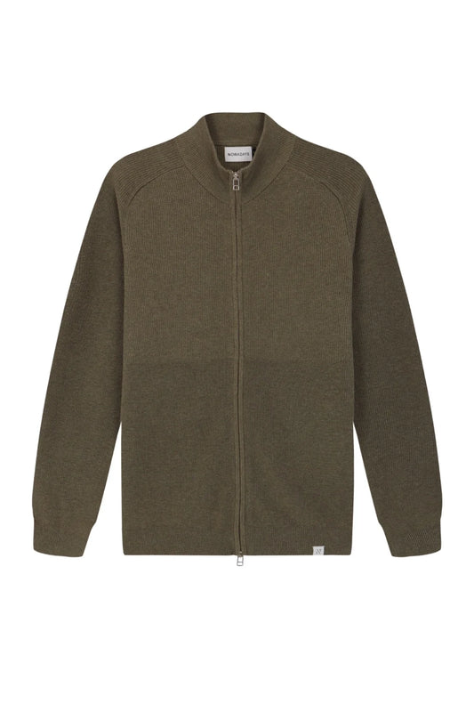 Knit zip jacket