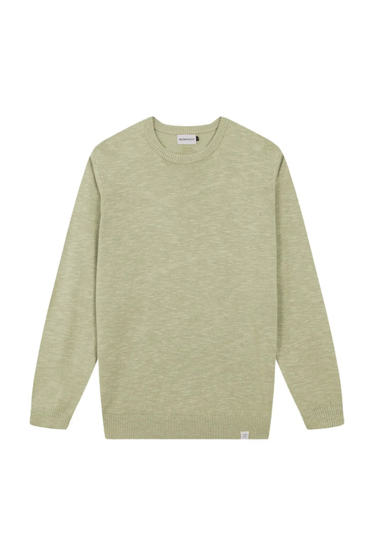 linen crew sweater