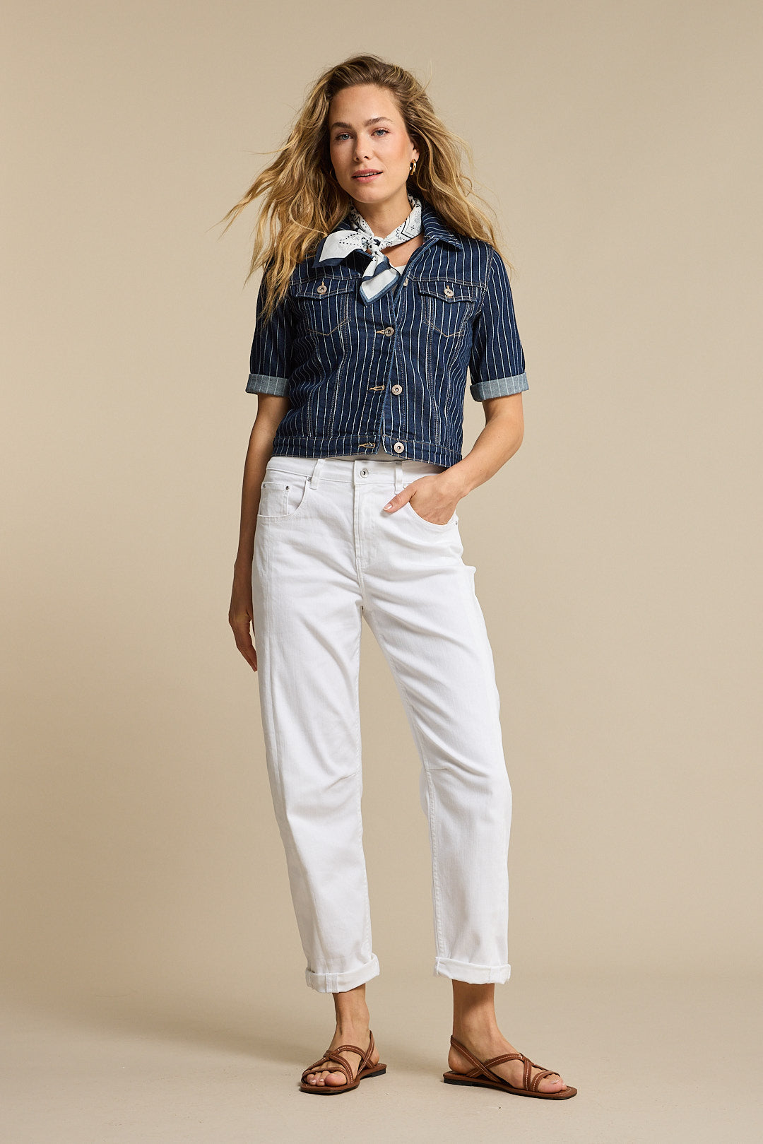 Caitlina Sidepatch White