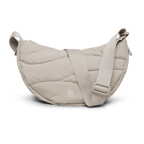 Wavy Puffer Moon Bag