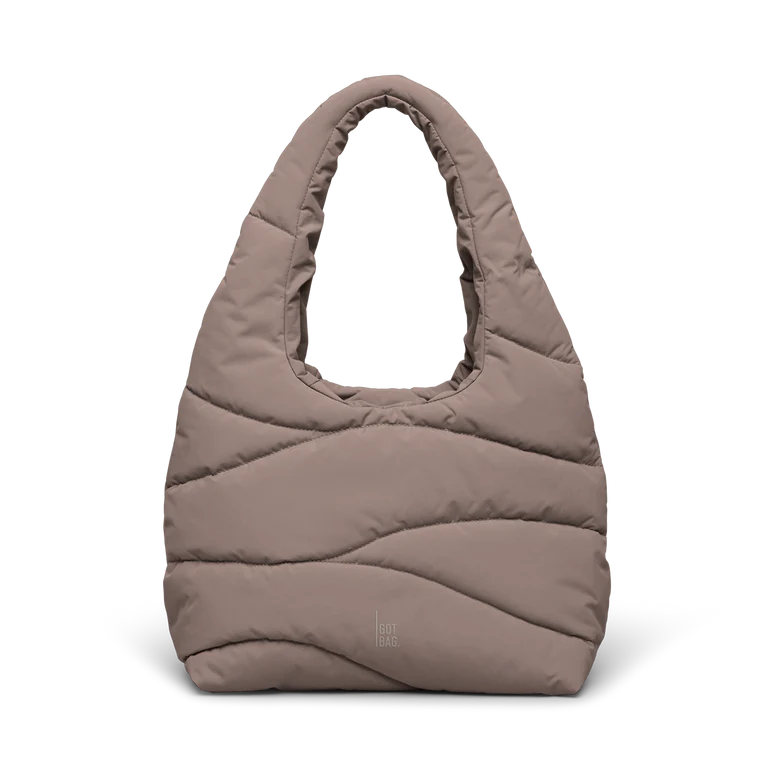 Wavy Puffer Shoulder Bag
