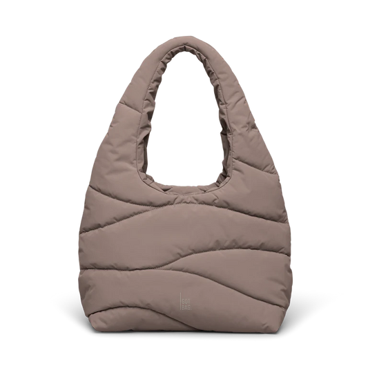 Wavy Puffer Shoulder Bag
