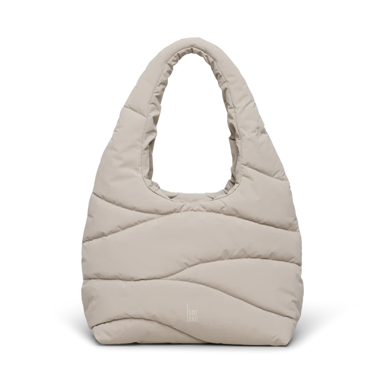 Wavy Puffer Shoulder Bag