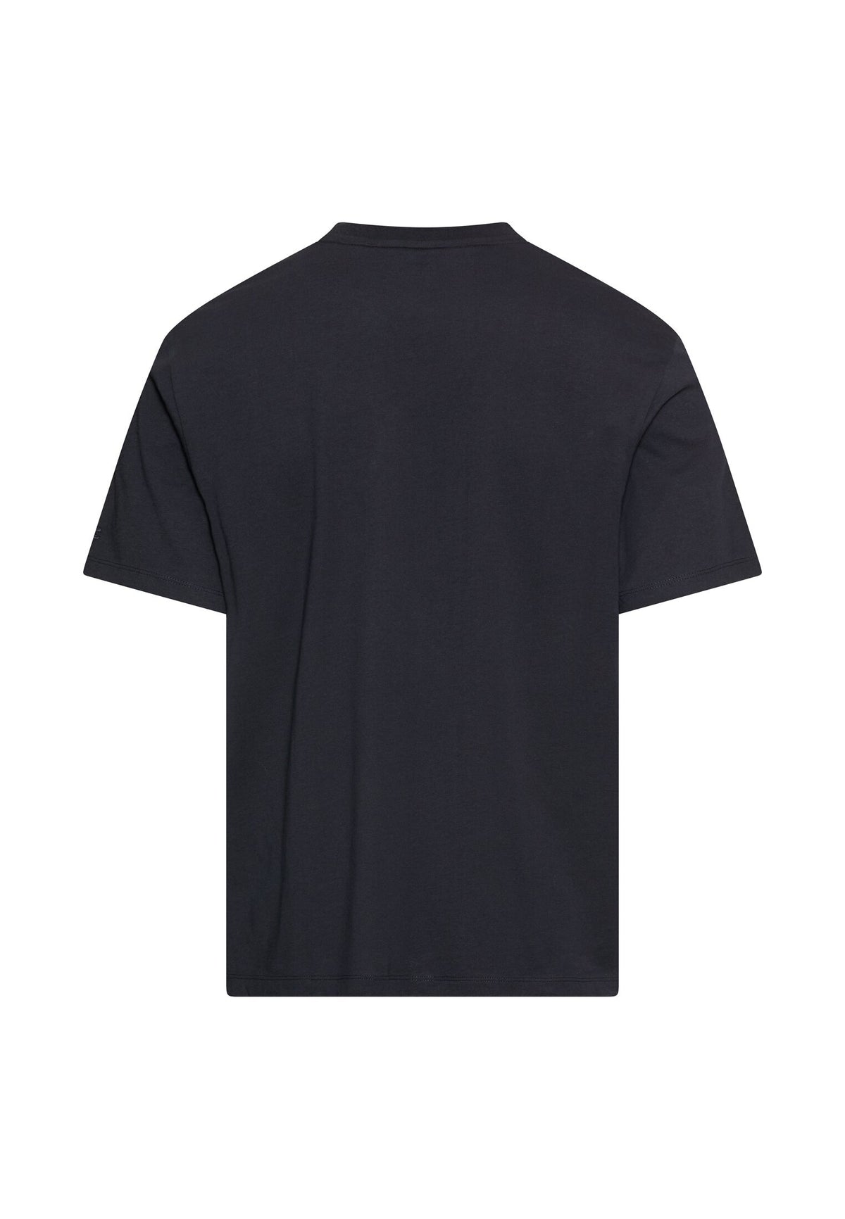 T-Shirt mit Logoprint aus organic Cotton (Dark Navy)