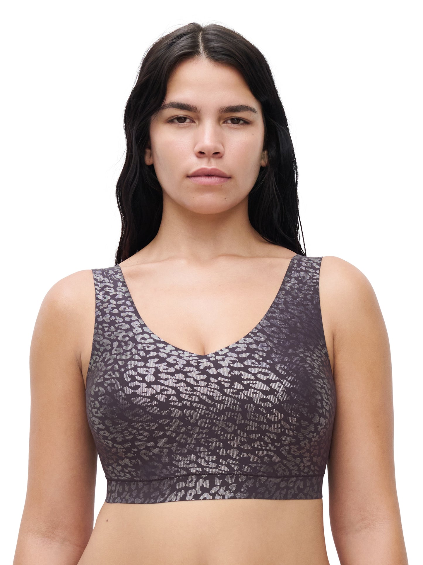 SOFTSTRETCH Bustier mit Soft Cups (Ink Shimmer Prin)