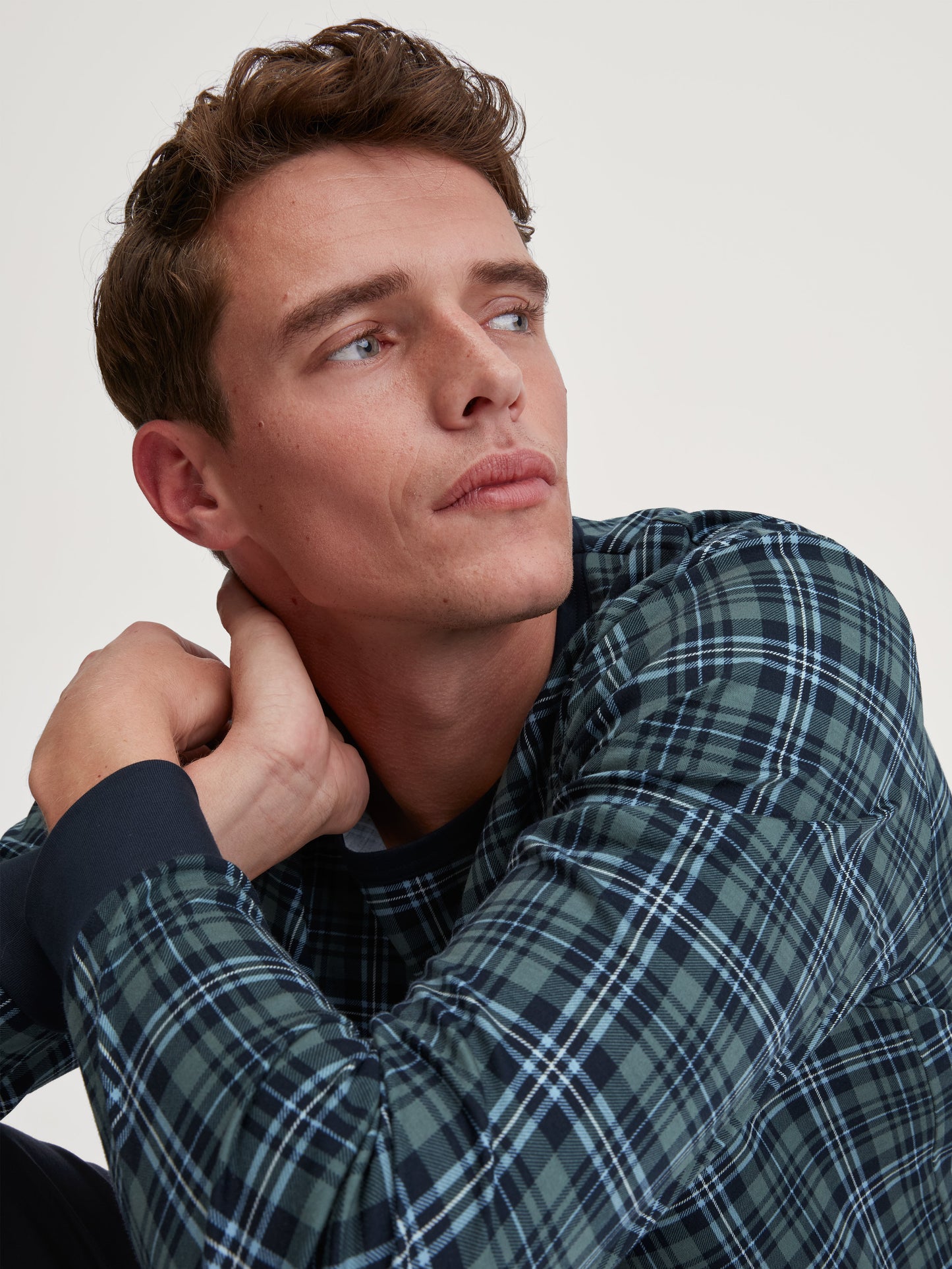 MEN Pyjamas with cuff (Dark Glen)