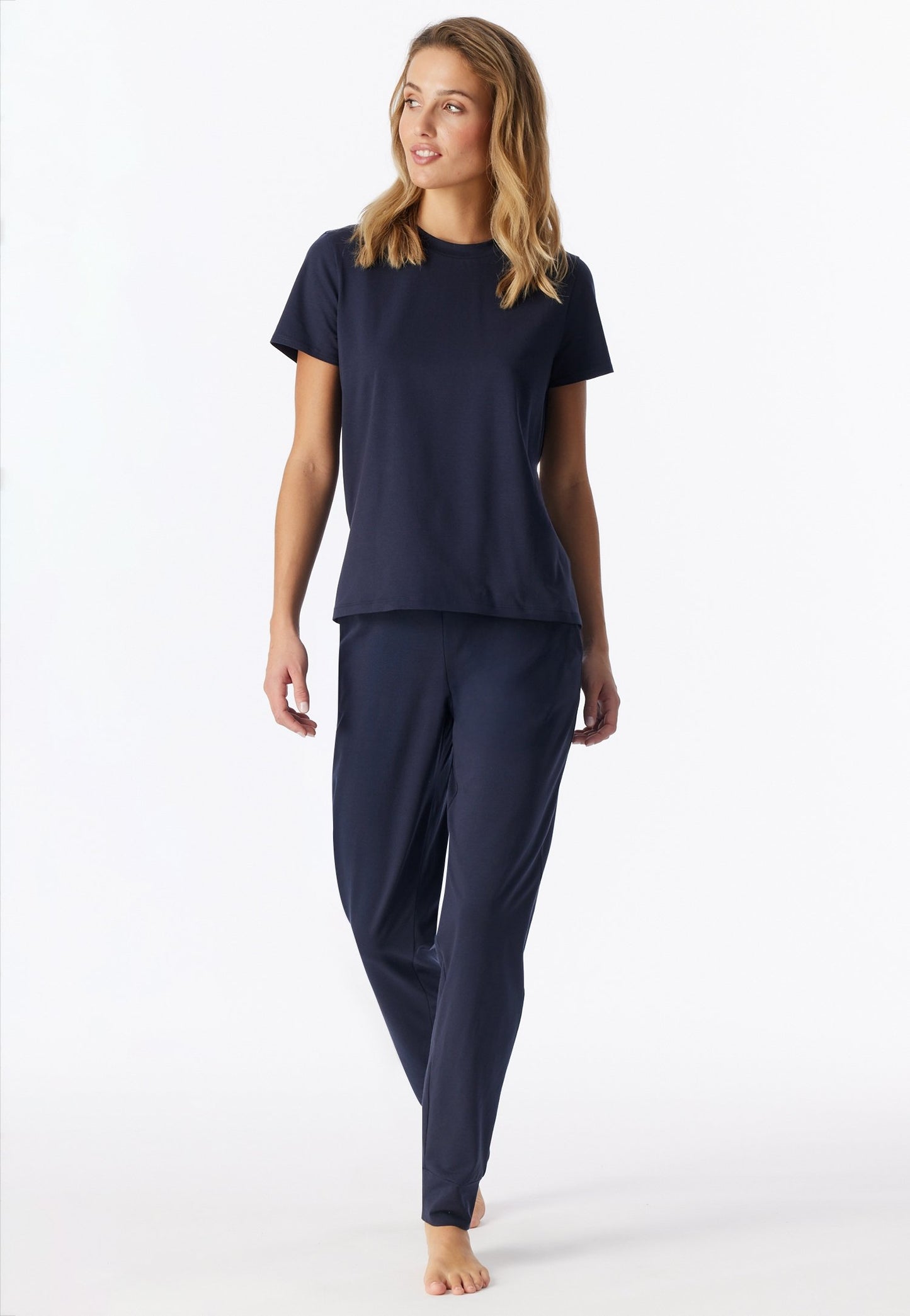T-Shirt Rundhals (Deep Blue)
