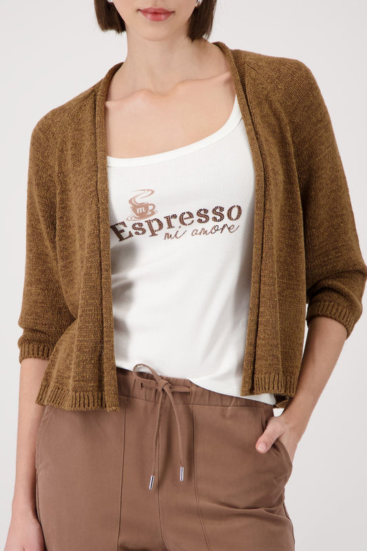Strickjacke (Mocca)