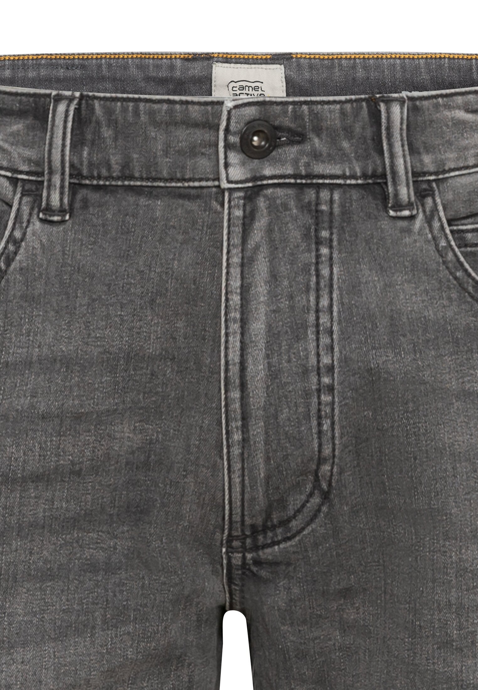 Regular Fit fleXXXactive® 5-Pocket Jeans (Graphite Gray)