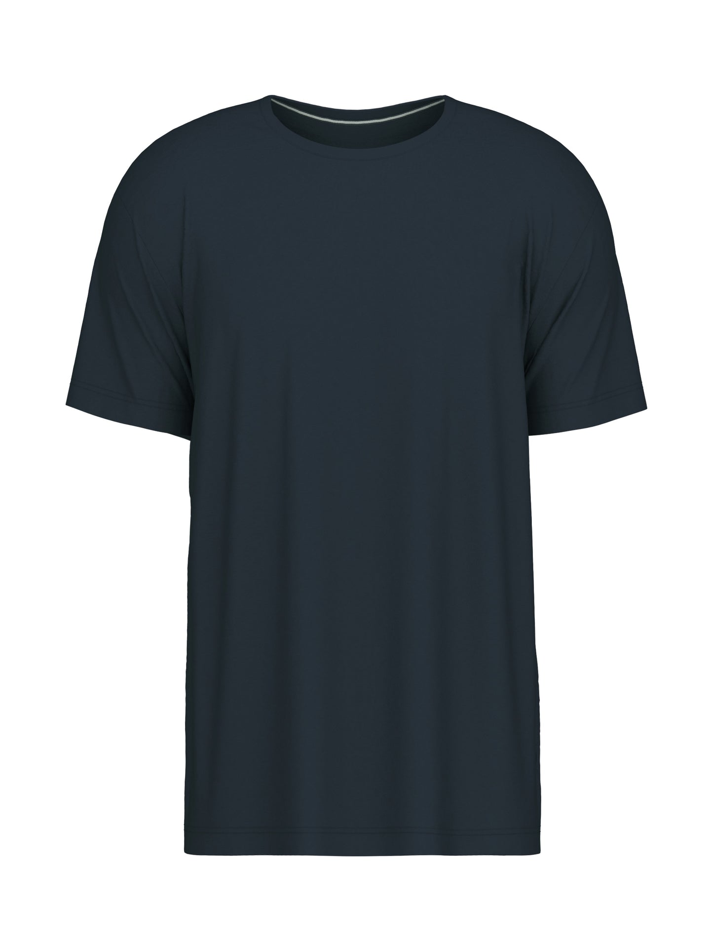 Kurzarm-Shirt, Rundhals (Dark Sapphire)