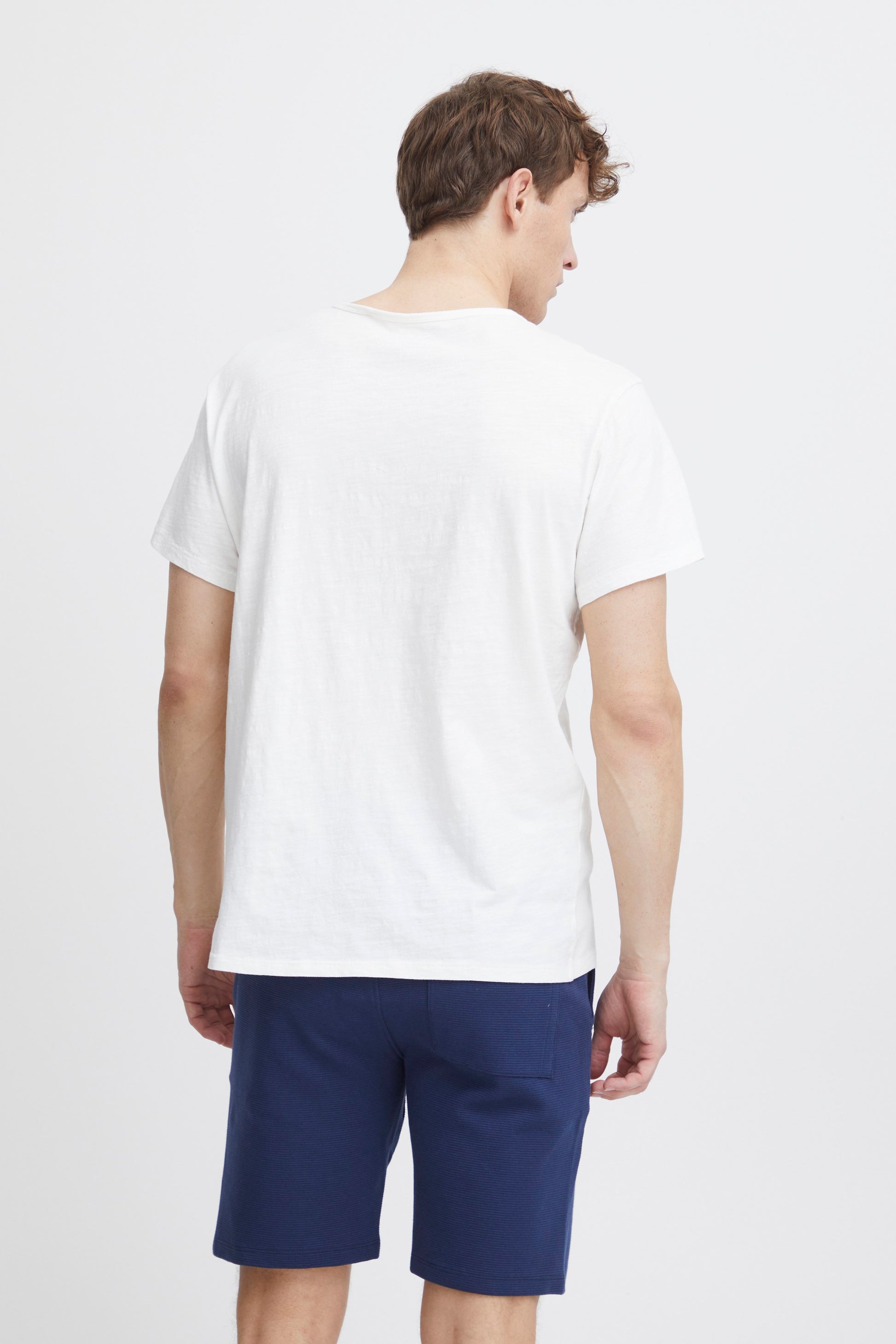 BHAshton split neck tee (Snow White)