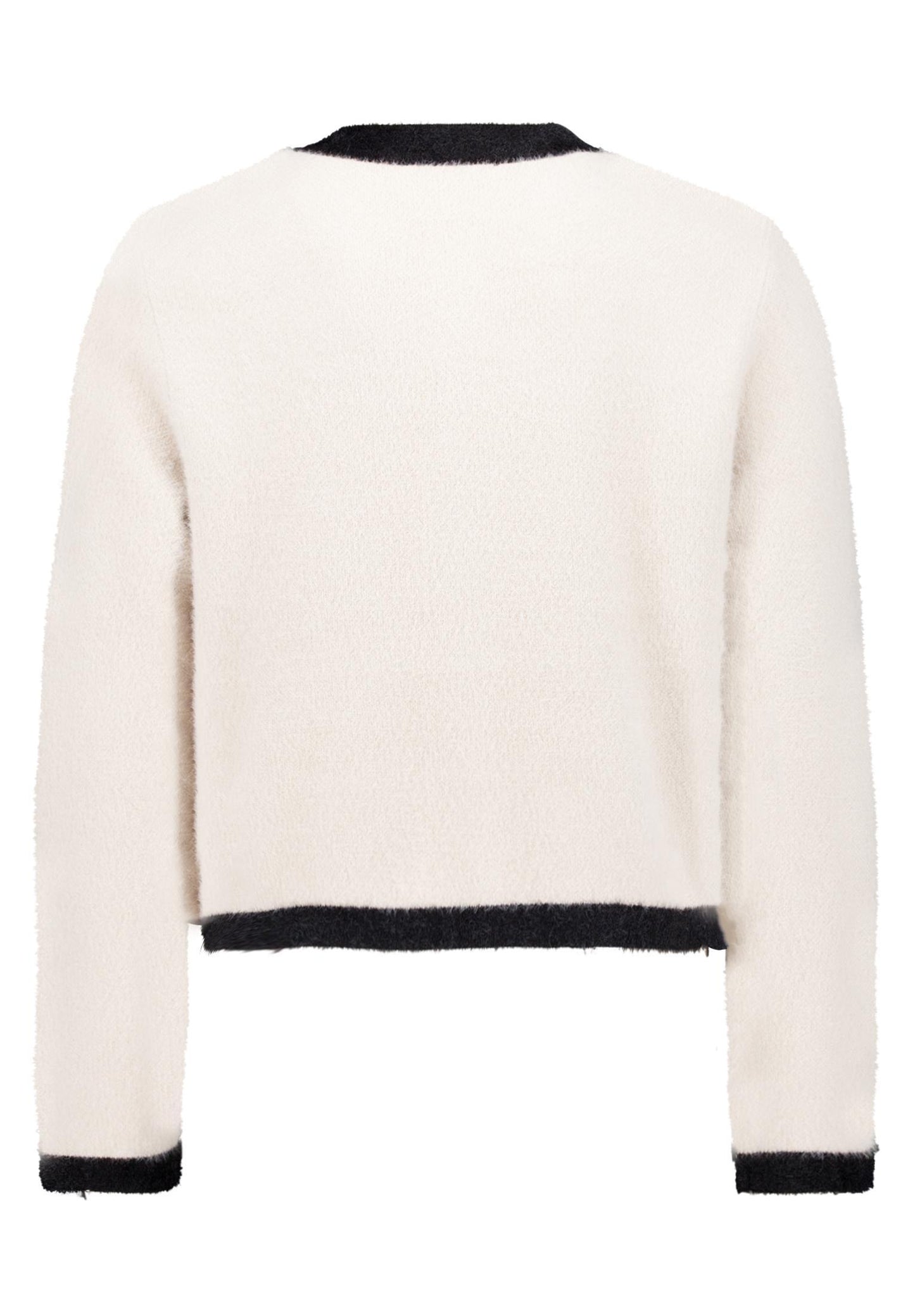 Grobstrickjacke (Patch Beige/bla)