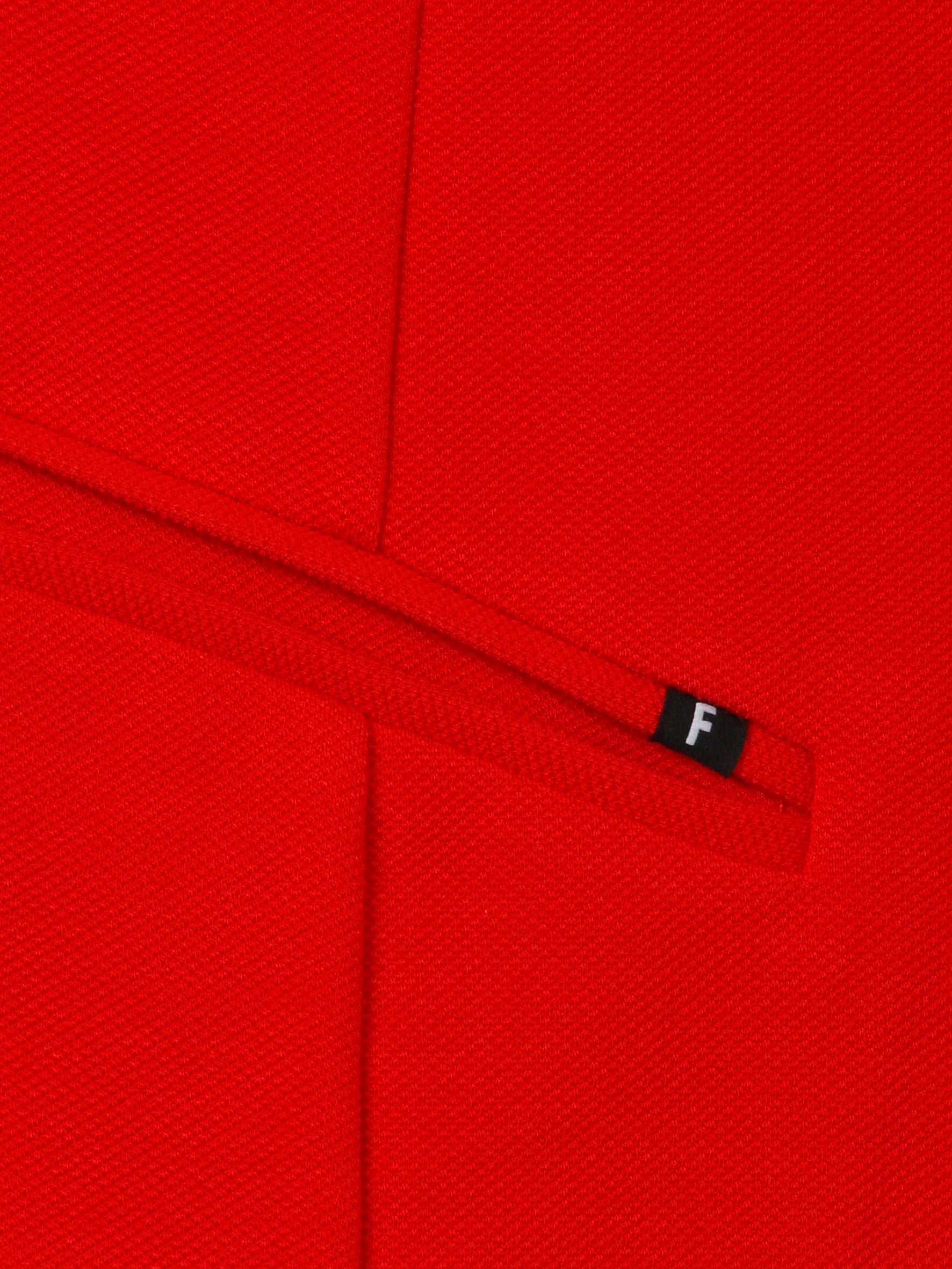 Jacke Revers 1/1 Arm Knöpfe (Red Multicolor)