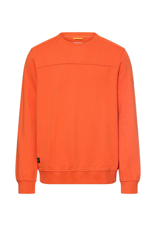 Sweatshirt mit Rundhalsausschnitt (Burned Orange)