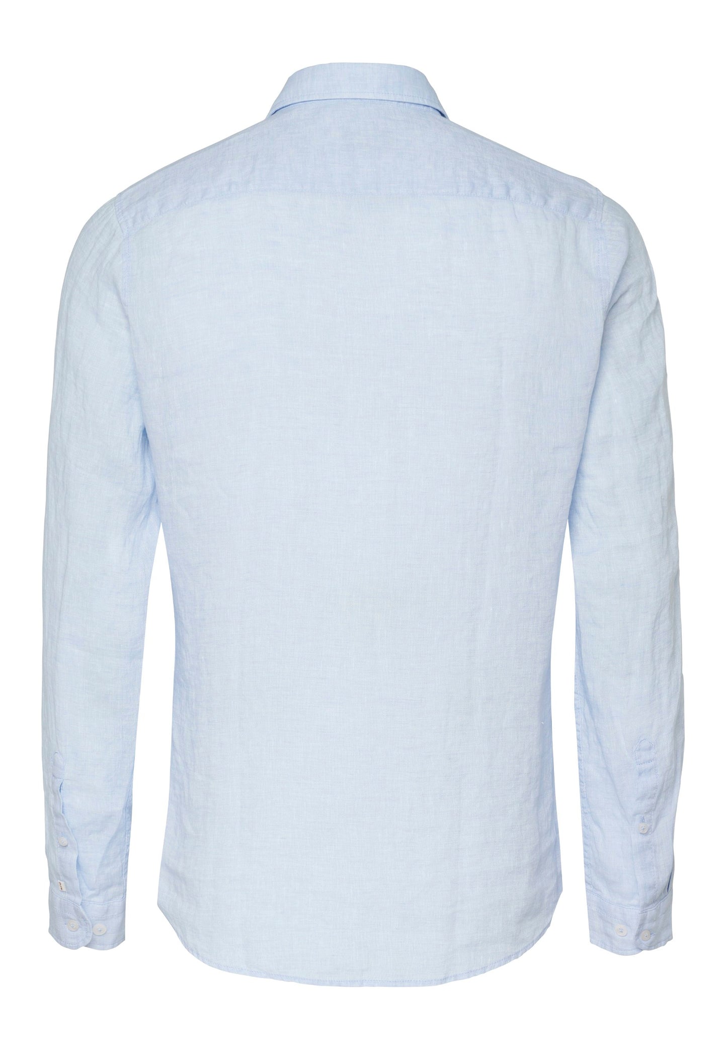 PURE- Casual Hemd Langarm (Uni Hellblau)