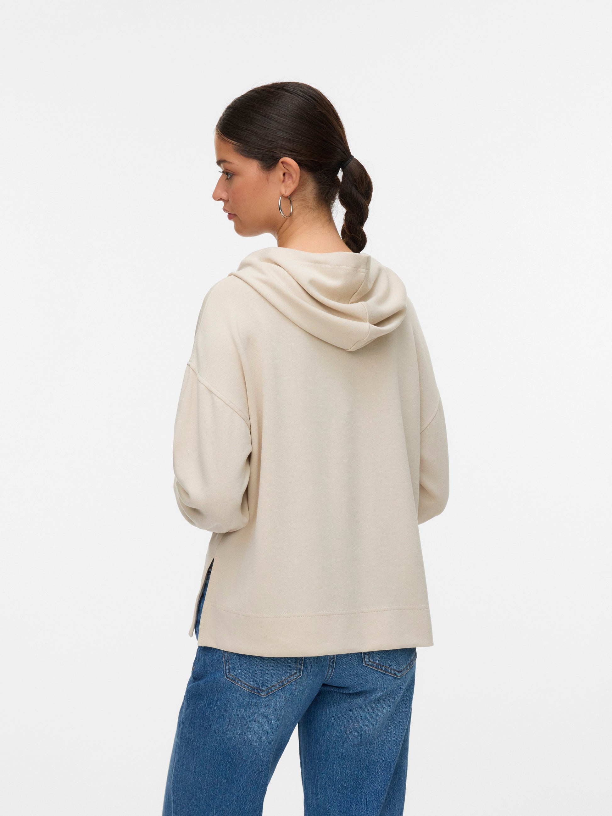 Vmhali Ls Hoodie Jrs Ga Boo (Pumice Stone)