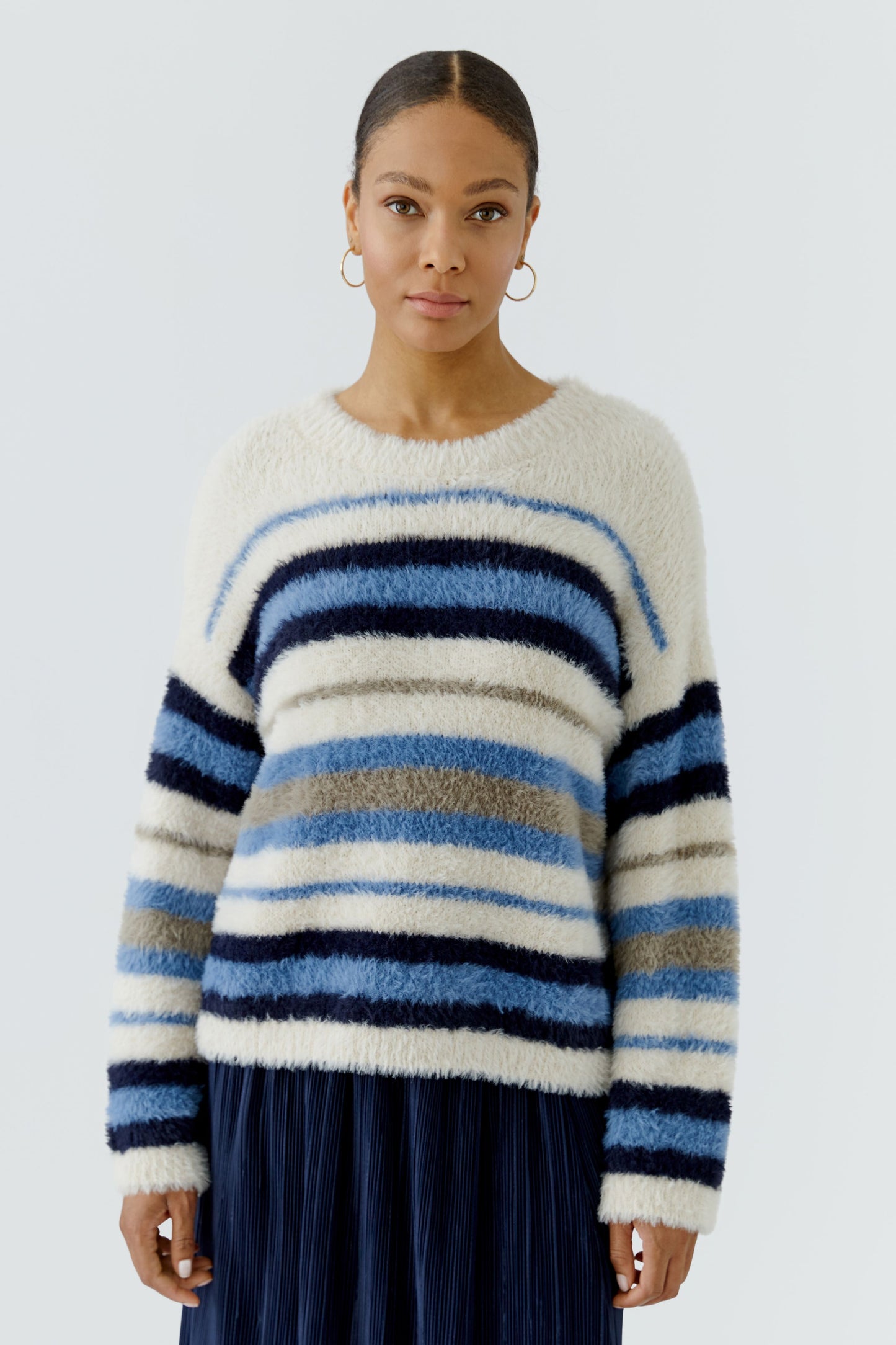 Pullover (White Blue)