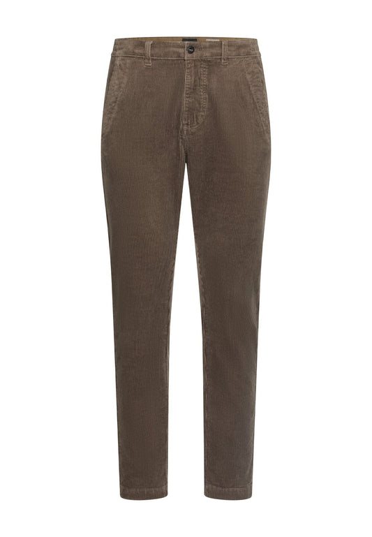 Regular Fit Cord Chino (Dark Choclate)