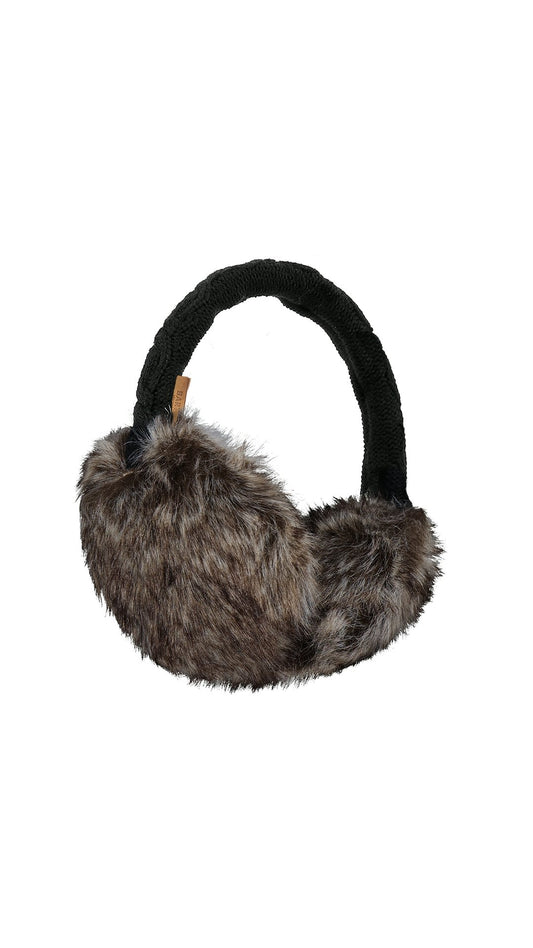 Fur Earmuffs (Brown Heather Brown)