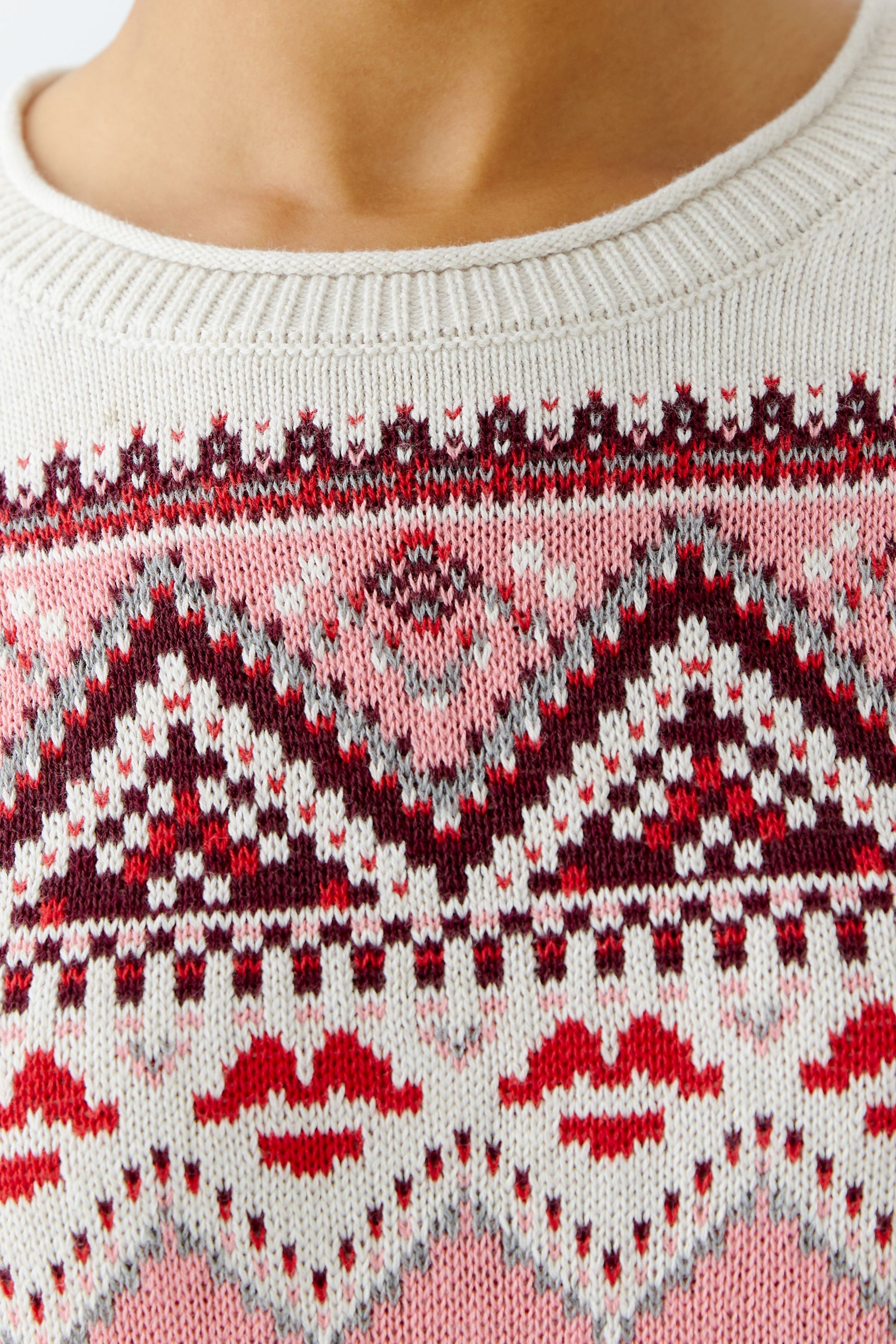 Pullover (White Red)