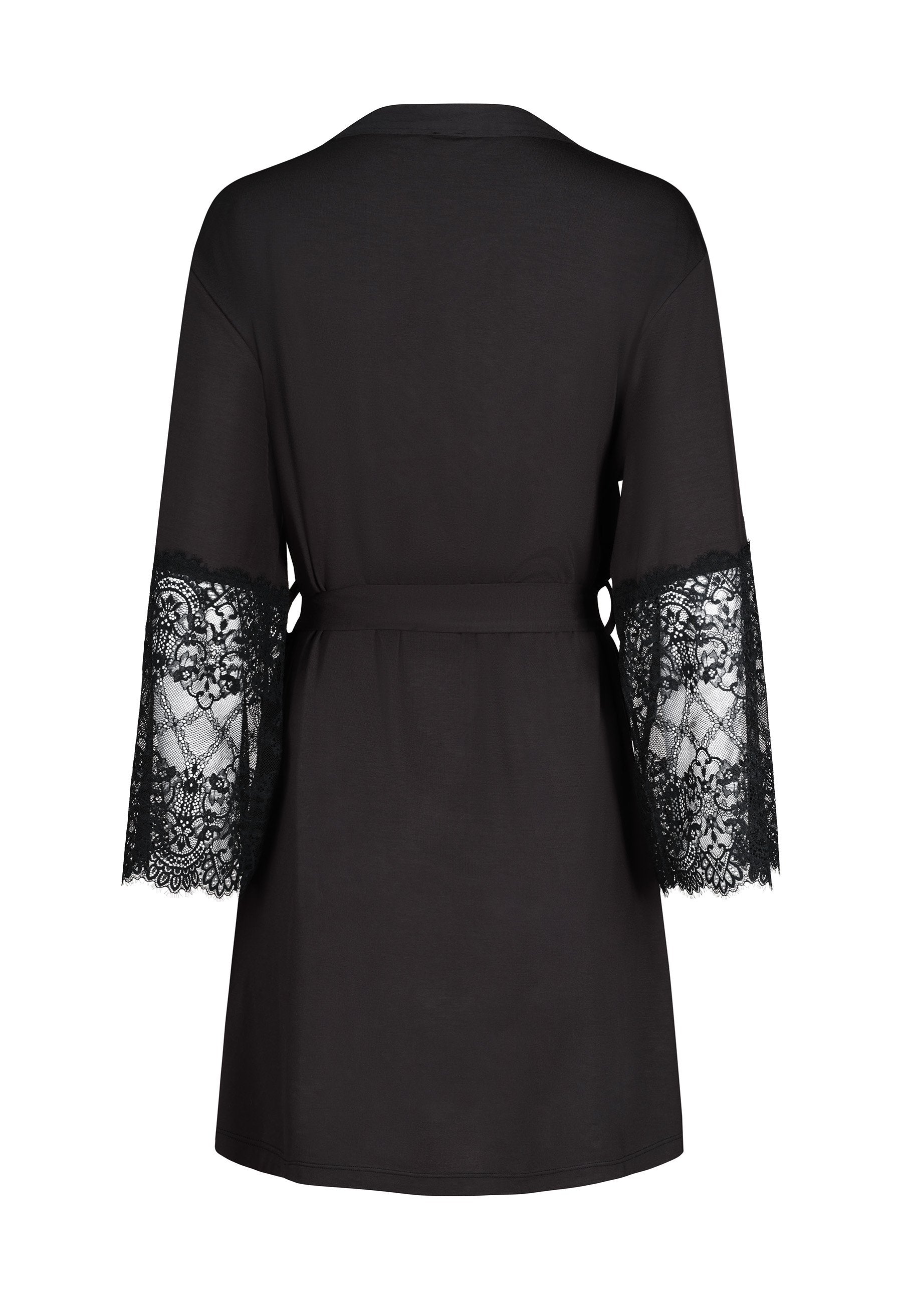 SKINY Damen Kimono Night In Skiny 04 (Black)