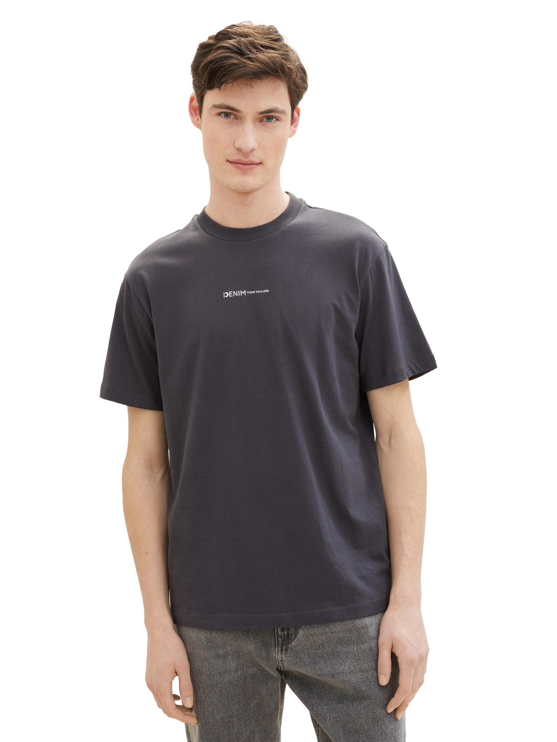 T-Shirt mit Bio-Baumwolle (Coal Grey)