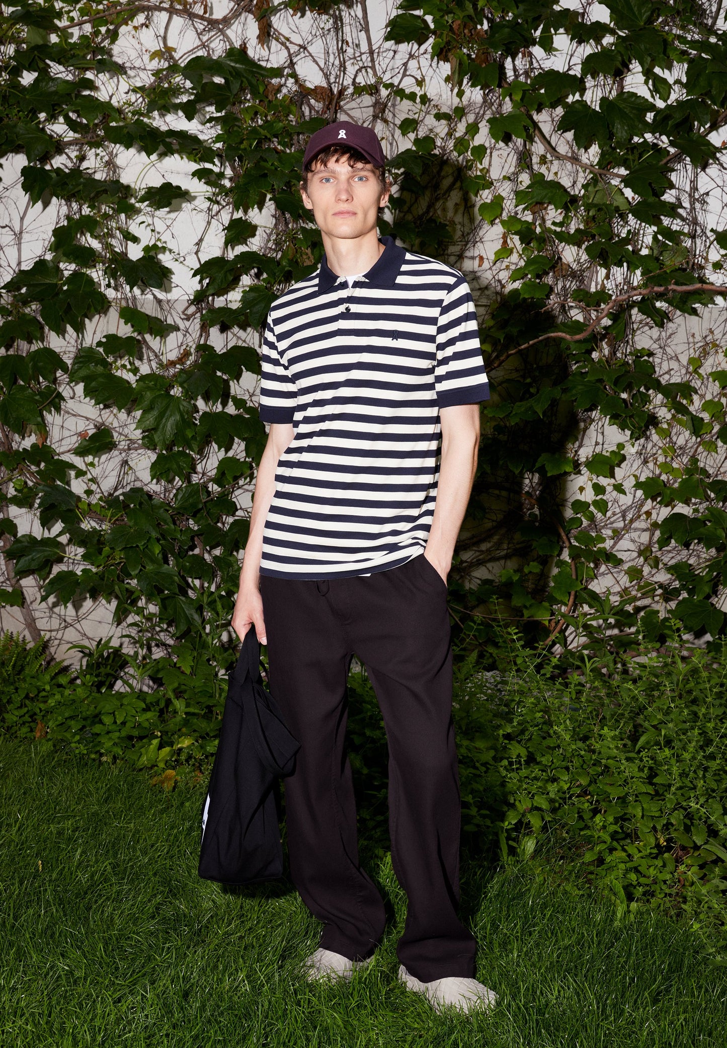 Fibraas Stripes (Night Sky - Oat)