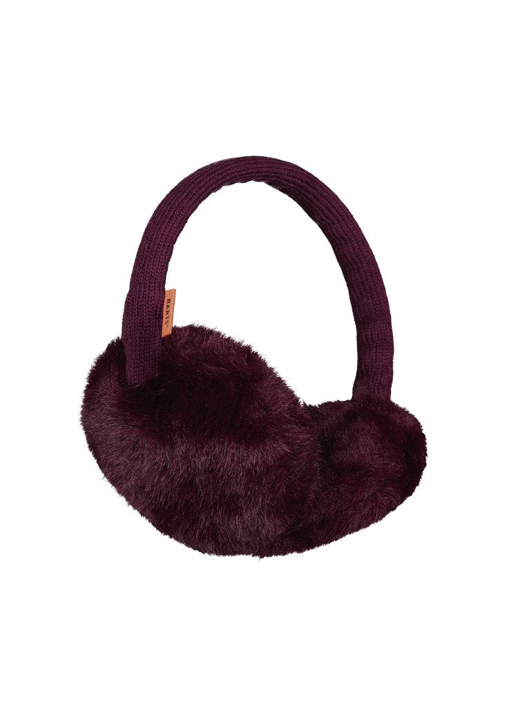 Plush Earmuffs (Red Aubergine)