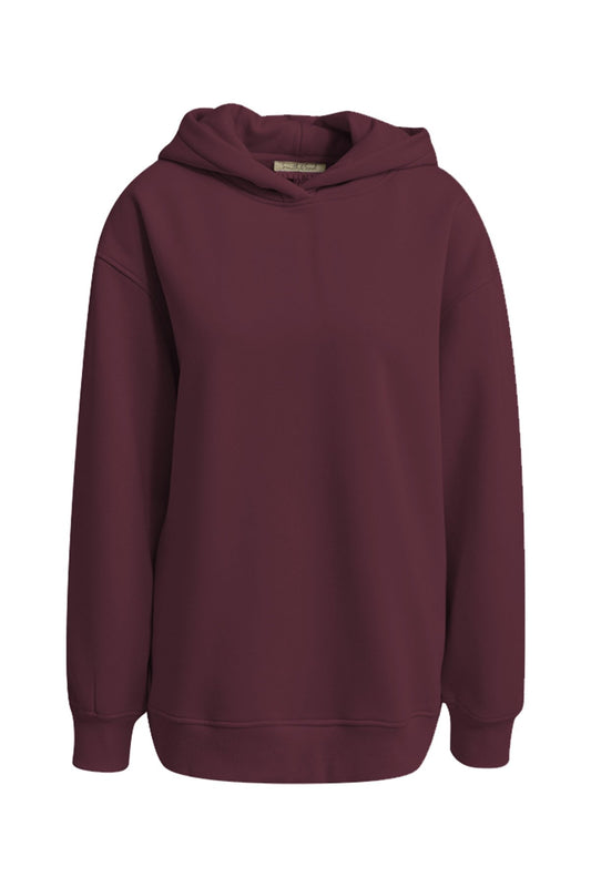 Hoodie Backprint (Bordeaux)