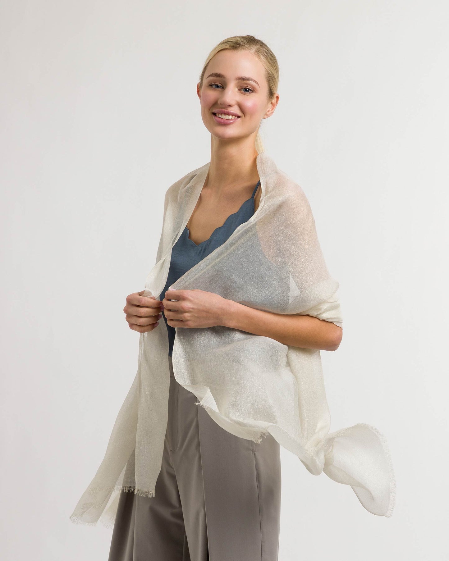 Stola Viskose Stola (Mother Of Pearl)