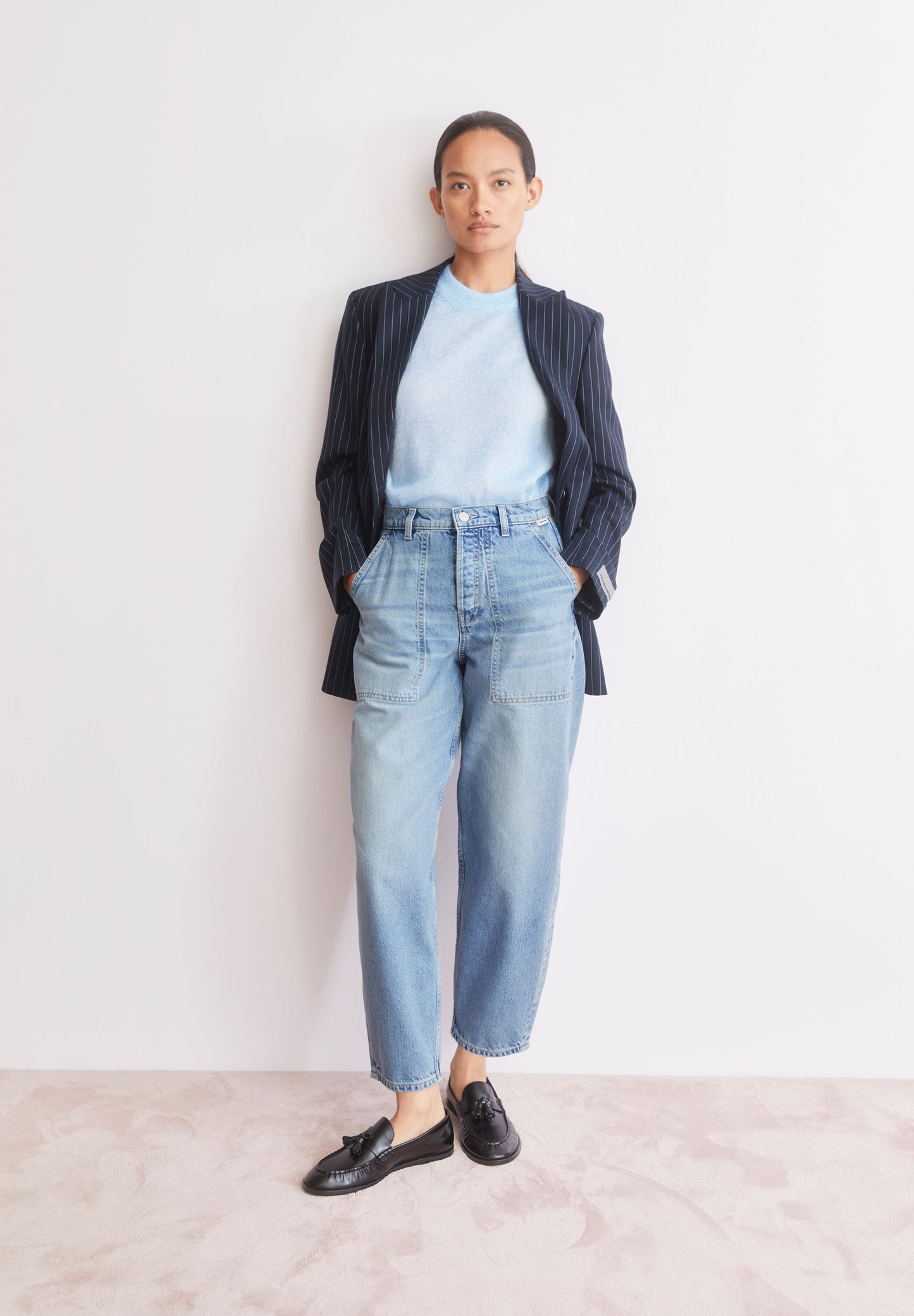 Baarly High Worker Barrel Jean (Andromedar)