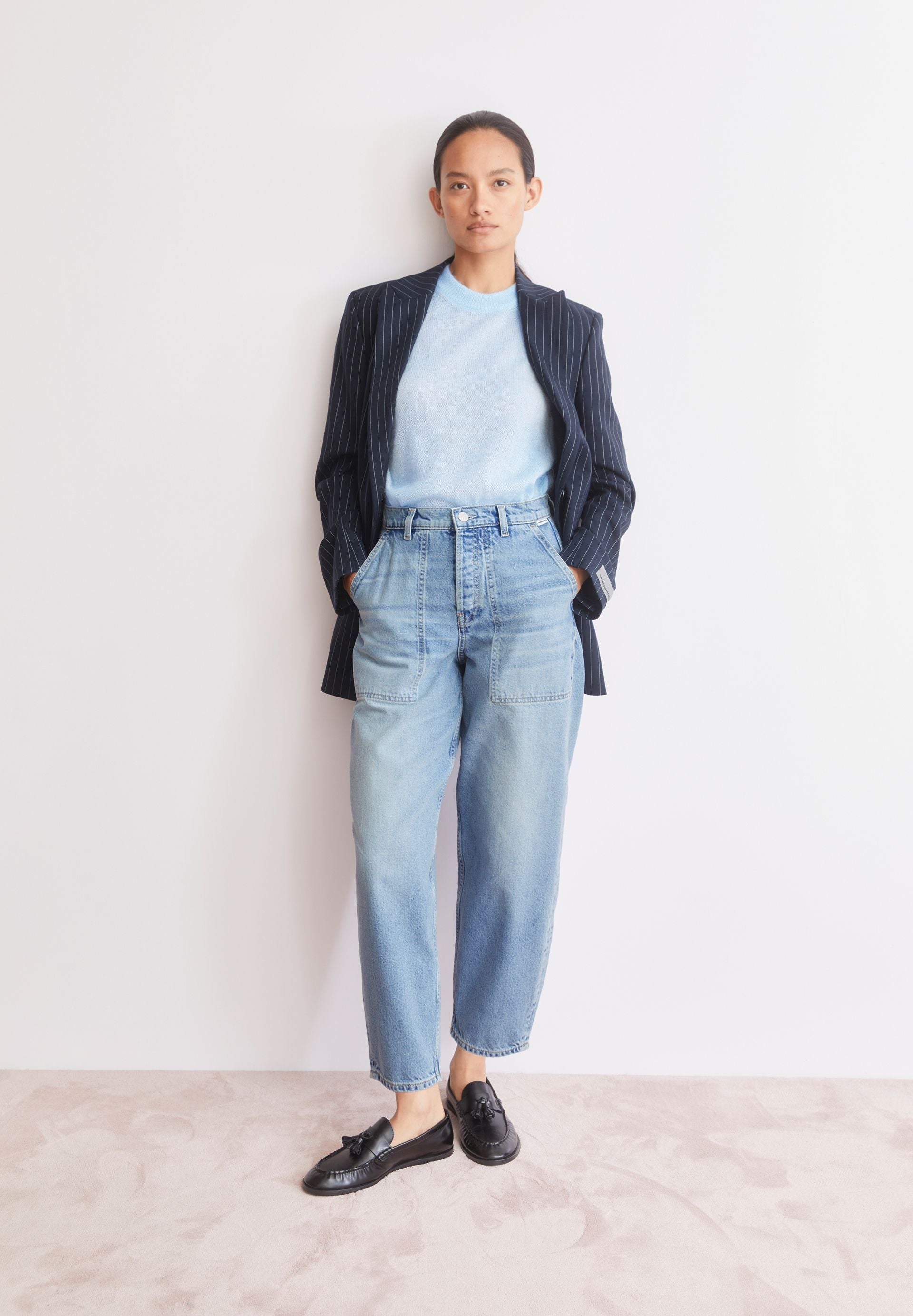 Baarly High Worker Barrel Jean (Andromedar)