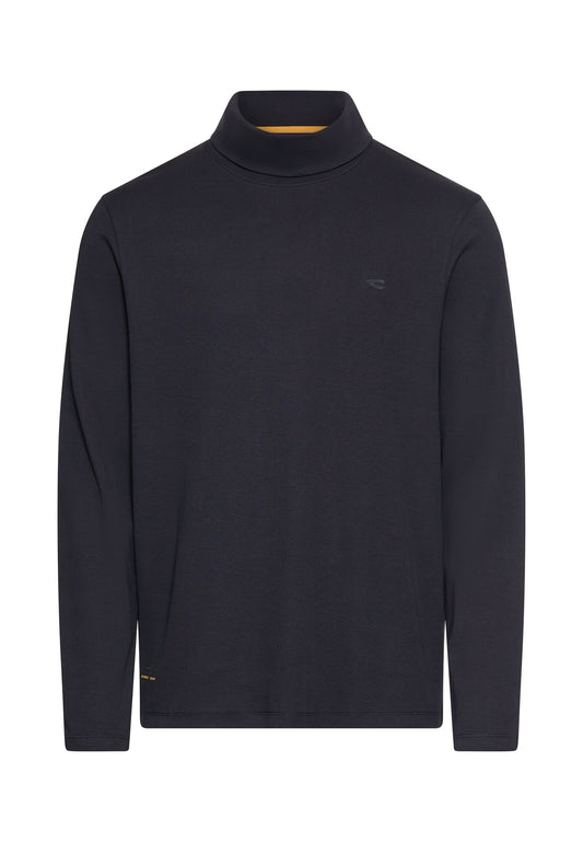 Rollkragenshirt mit 2-Wege Stretch (Dark Navy)