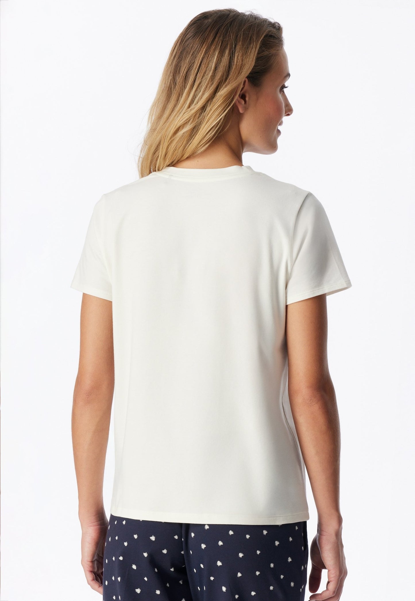 T-Shirt Rundhals (Naturweiss)