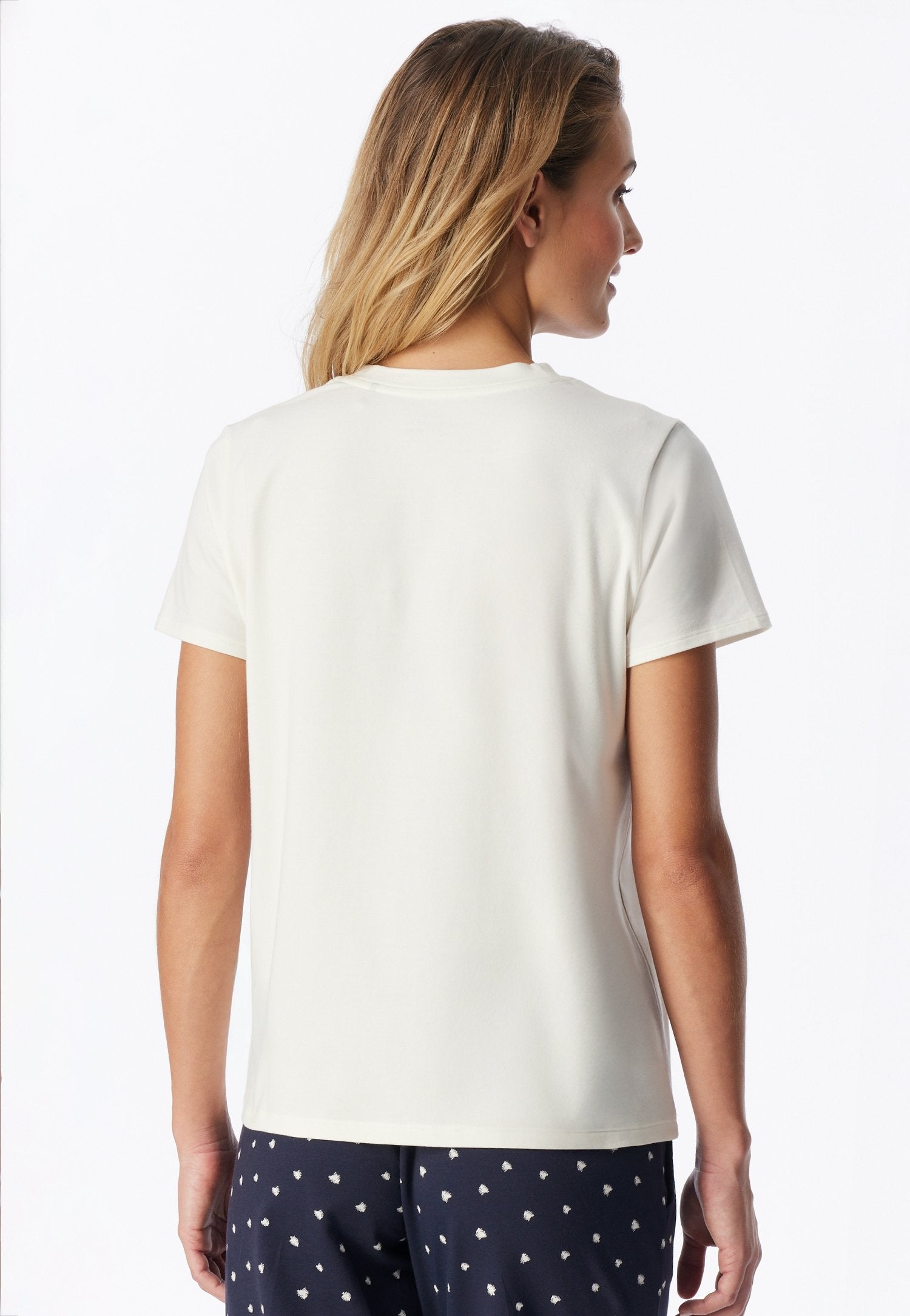 T-Shirt Rundhals (Naturweiss)