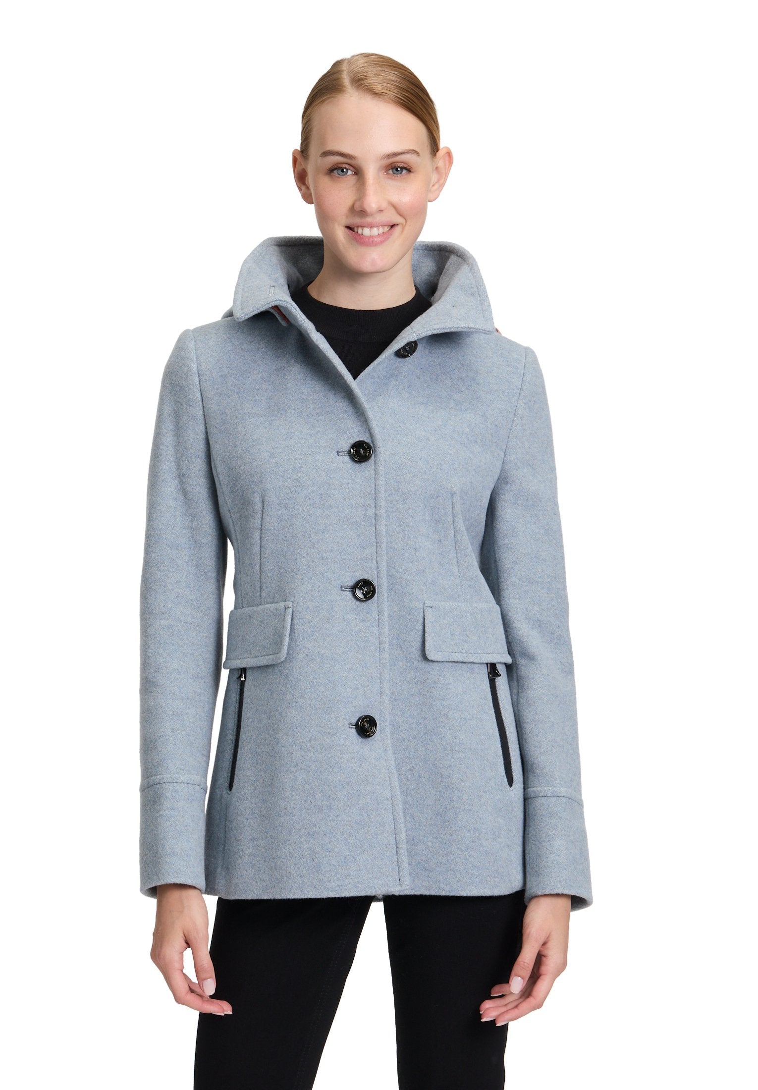 Wolljacke (Bright Blue Mel)