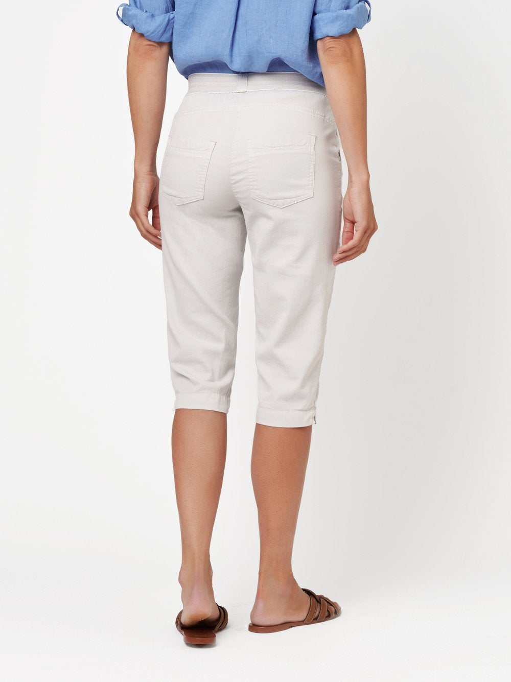Sue Jogpant Capri (Light Grey)