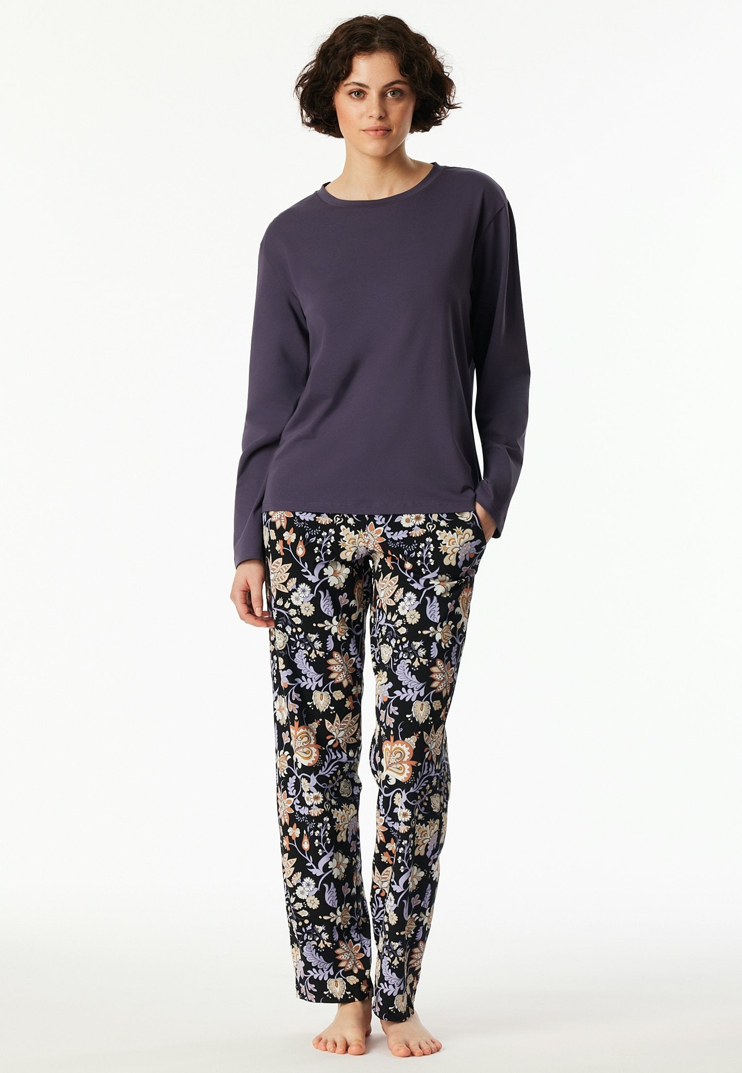 Langarmshirt (Indigo)