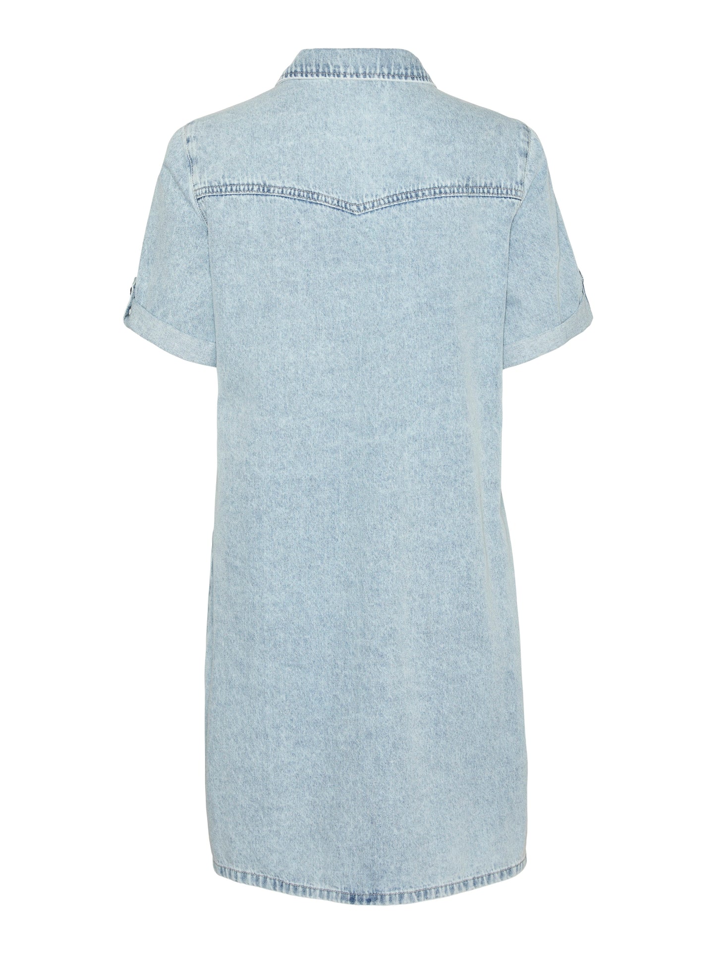 Vmjennie Ss Short Denim Dress Ga Noos (Light Blue De)